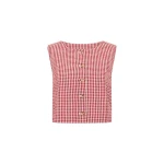Rio Top - Red Gingham by Posse the Label ‚Äì luxury tops in Red available at Coveti