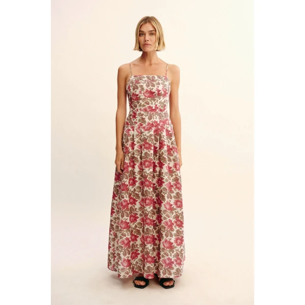 Posse Rosalie Dress - Rose Bud – sustainable Dresses in Pink from Australian designer at Coveti.