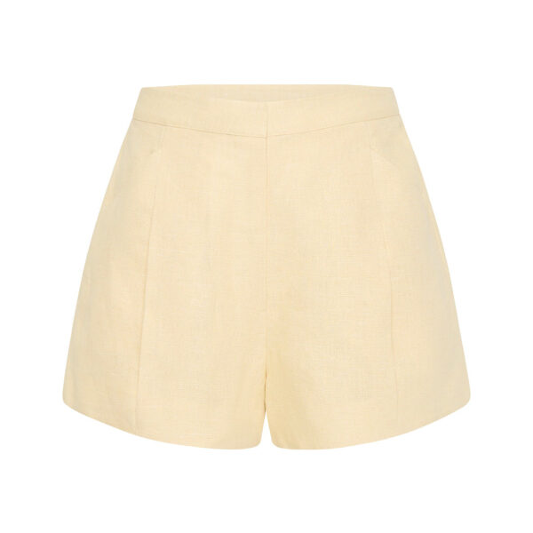 Rosalie Short - Dusty Citron by Posse the Label ‚Äì luxury shorts in Yellow available at Coveti