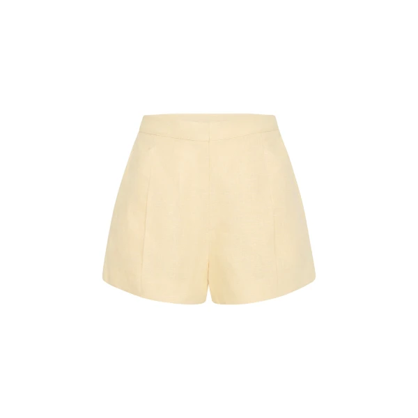 Rosalie Short - Dusty Citron by Posse the Label ‚Äì luxury shorts in Yellow available at Coveti
