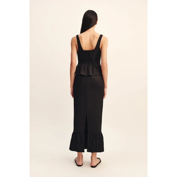 Posse Rosalie Top - Black – sustainable Tops in Black from Australian designer at Coveti.