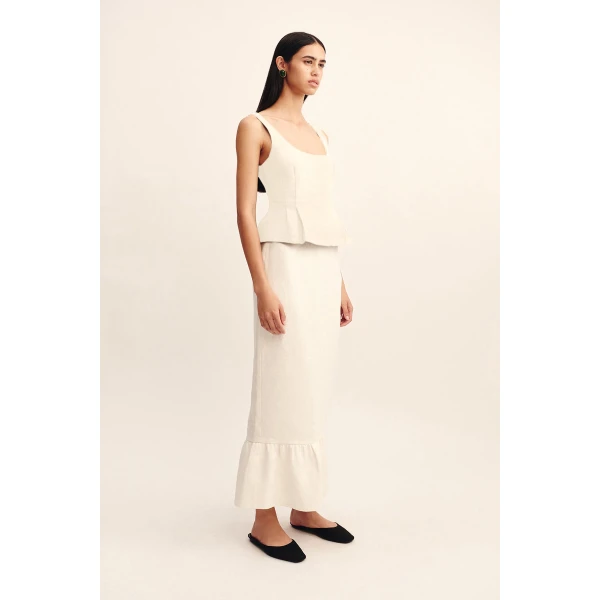 Posse Rosalie Top - Cream – sustainable Tops in Ivory from Australian designer at Coveti.