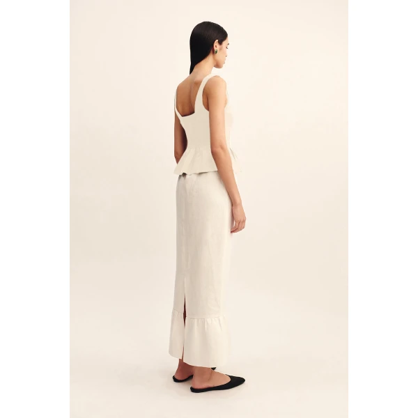Posse Rosalie Top - Cream – sustainable Tops in Ivory from Australian designer at Coveti.
