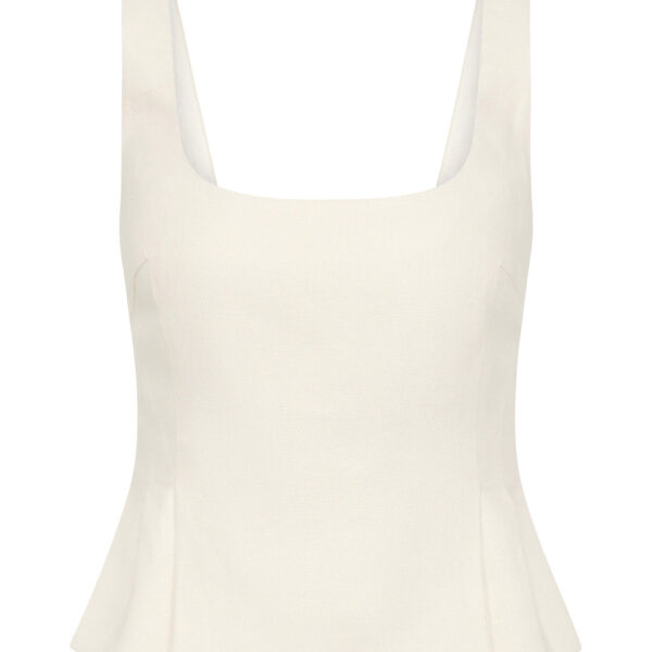Rosalie Top - Cream by Posse the Label ‚Äì luxury tops in Ivory available at Coveti