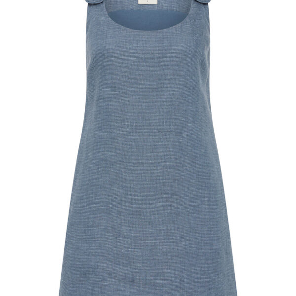 Thea Shift Dress - Steel Blue by Posse the Label ‚Äì luxury dresses in Blue available at Coveti