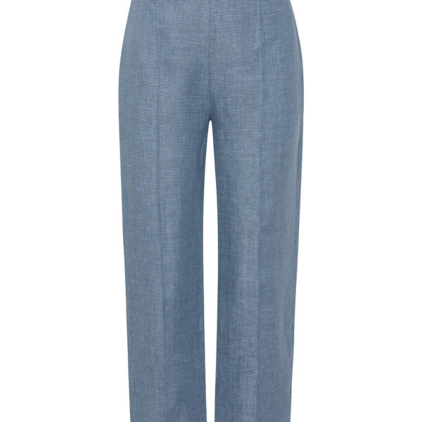 Thea Trouser - Steel Blue by Posse the Label ‚Äì luxury pants in Blue available at Coveti