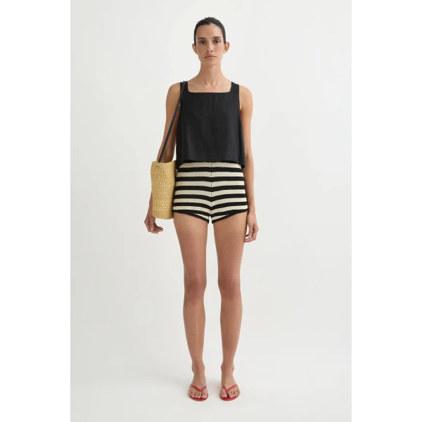 Posse Val Top - Black – sustainable Tops in Black from Australian designer at Coveti.