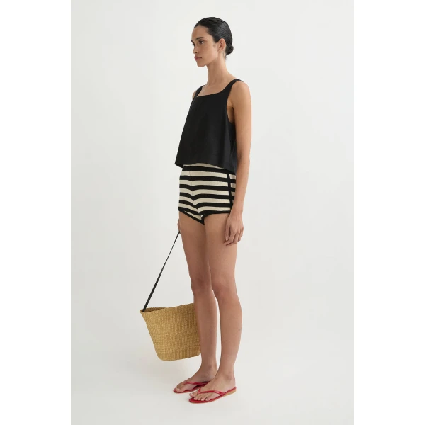 Posse Val Top - Black – sustainable Tops in Black from Australian designer at Coveti.
