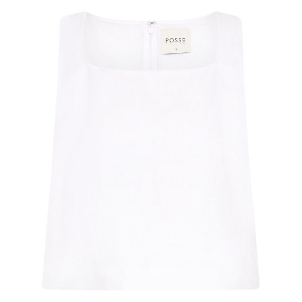 Val Top - Ivory by Posse the Label ‚Äì luxury tops in Ivory available at Coveti