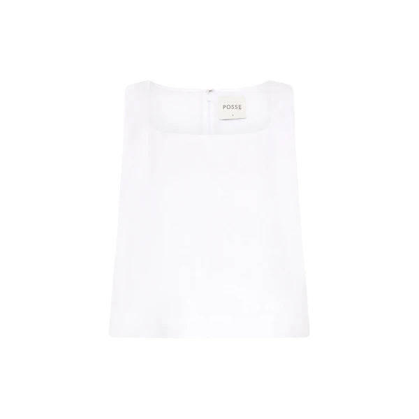 Val Top - Ivory by Posse the Label ‚Äì luxury tops in Ivory available at Coveti