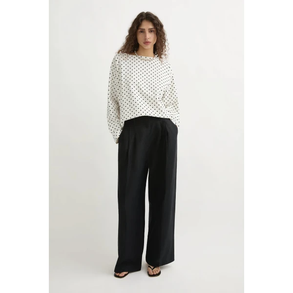 Posse Wyatt Trouser - Black – sustainable Pants in Black from Australian designer at Coveti.