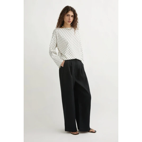 Posse Wyatt Trouser - Black – sustainable Pants in Black from Australian designer at Coveti.