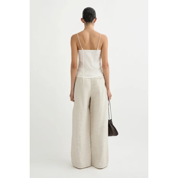 Posse Wyatt Trouser - Natural – sustainable Pants in Neutrals from Australian designer at Coveti.