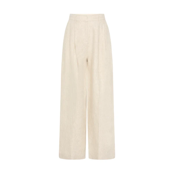 Wyatt Trouser - Natural by Posse the Label ‚Äì luxury pants in Neutrals available at Coveti