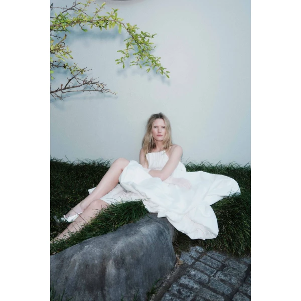Ivy Bubble Hem Gown