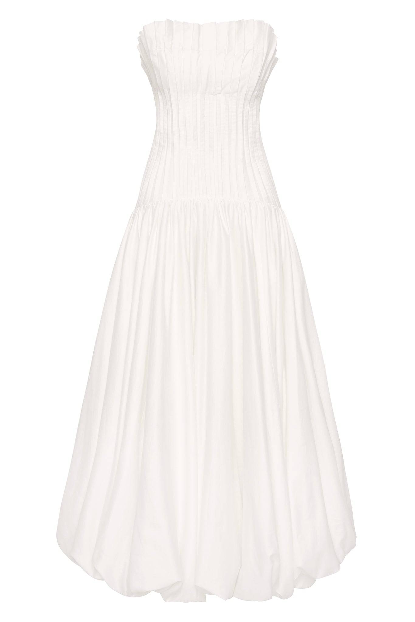 Aje Ivy Bubble Hem Gown