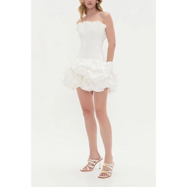 Ivy Bubble Hem Mini Dress