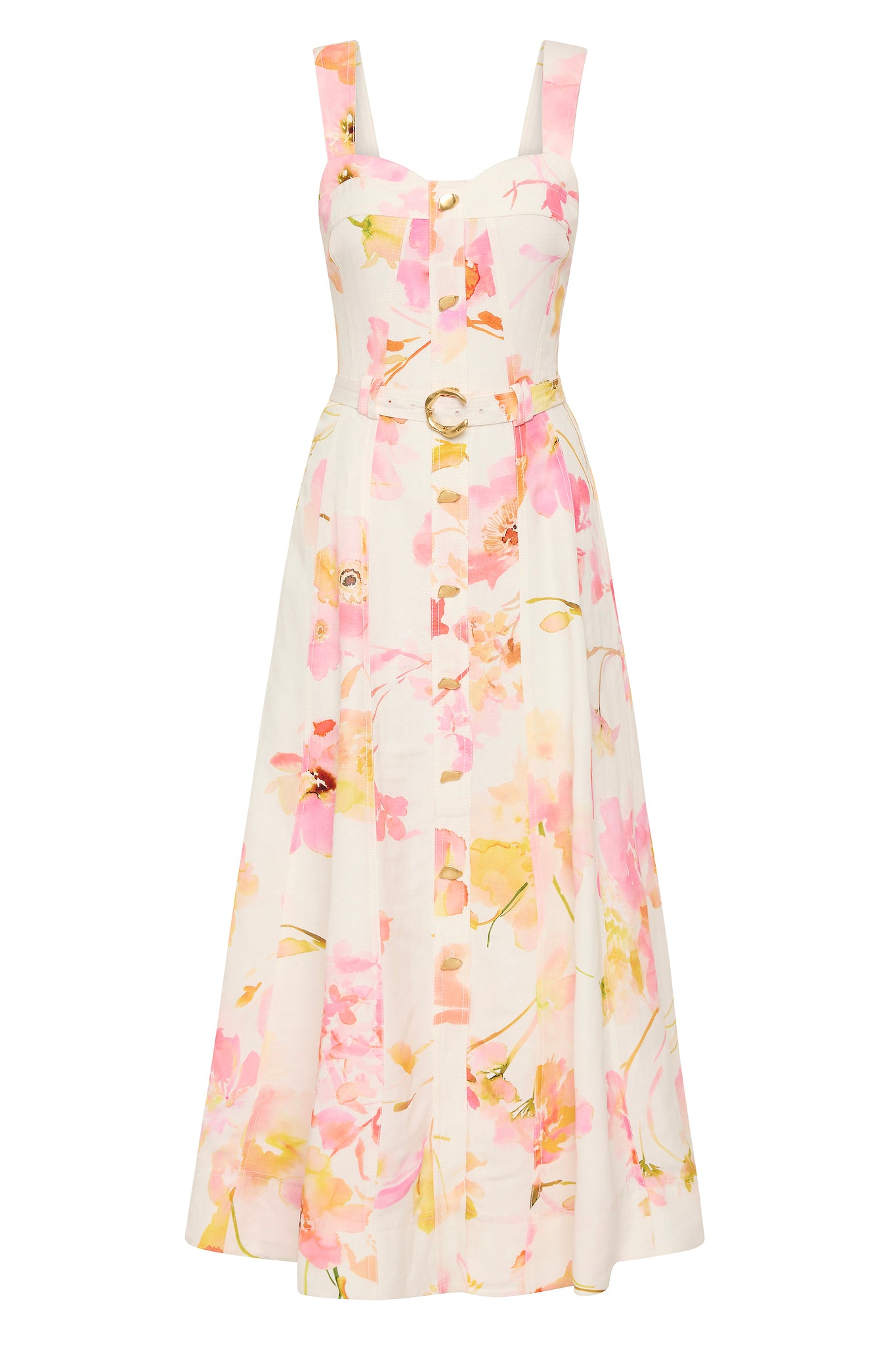 Aje Zarie Midi Dress