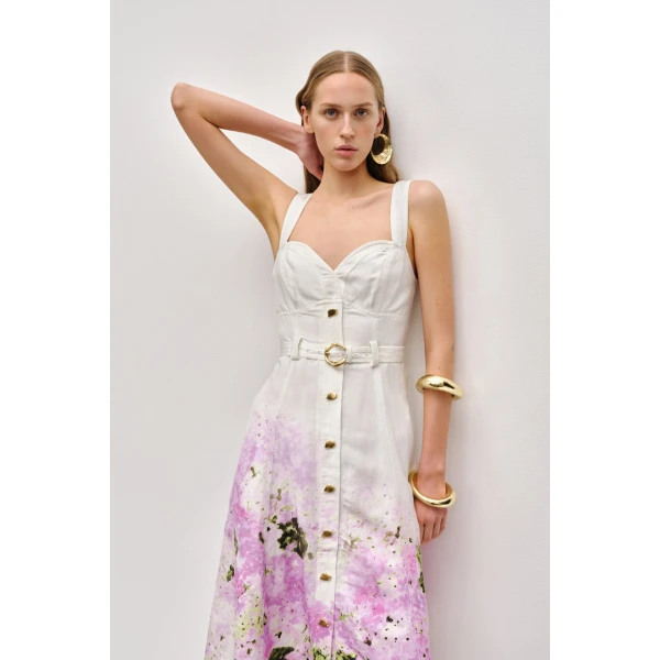 Aje Eartha Midi Dress, view 3