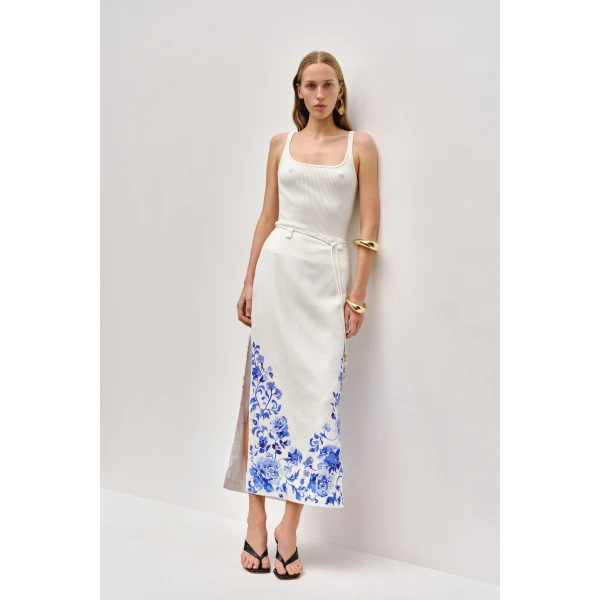 Aje Layla Midi Skirt, view 2