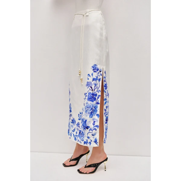 Aje Layla Midi Skirt, view 3