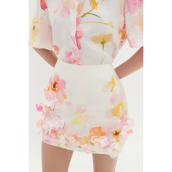 Aje Gracie Mini Skirt, view 3