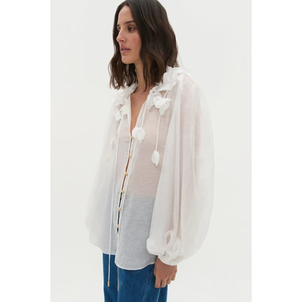 Camille Flower Blouse