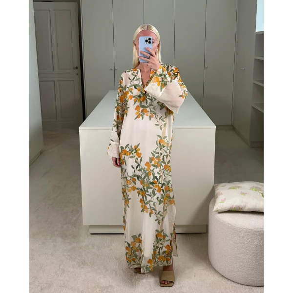Bernadette Long Dress Kaftan, view 2