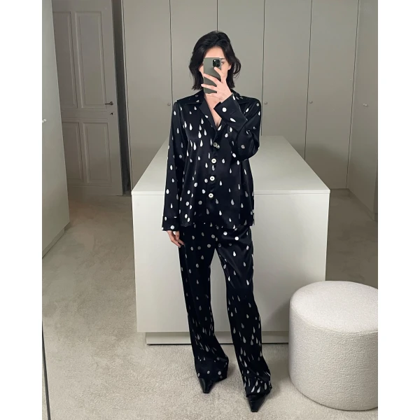 Bernadette Pyjama Louis Silk Satin, view 2