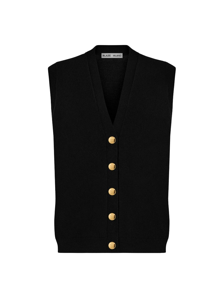 Blaze-Milano-Blaze-Milano-Black-Knitwear-442840_nobg Blaze Milano Tops luxury Clothing from Coveti Marketplace