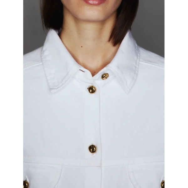 Blazé Milano Clapotis White Berber Shirt, view 5