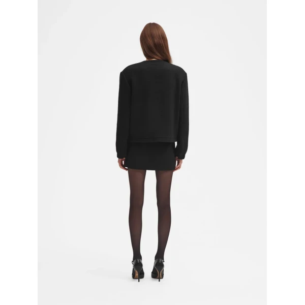 Blazé Milano Missy Black Gliss Bolero Jacket, view 4