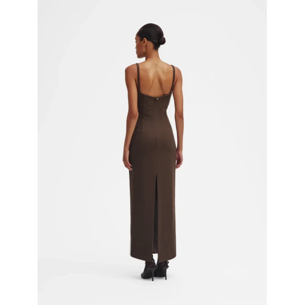Blazé Milano Resolute Chocolate Guppy Dress, view 4