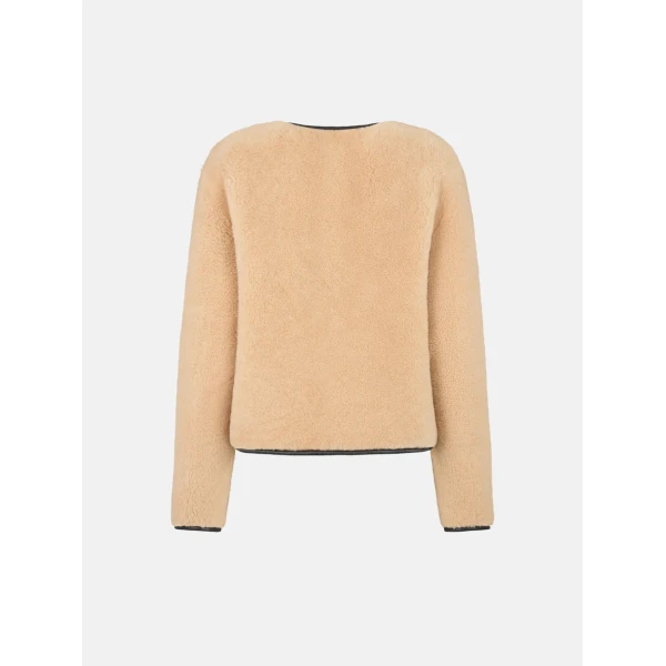 Blazé Milano Tatoosh Camel Gliss Bolero Jacket, view 3