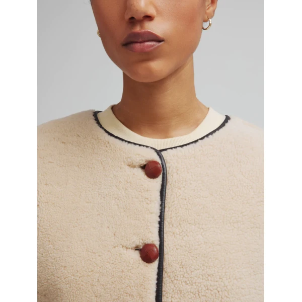 Blazé Milano Tatoosh Camel Gliss Bolero Jacket, view 5