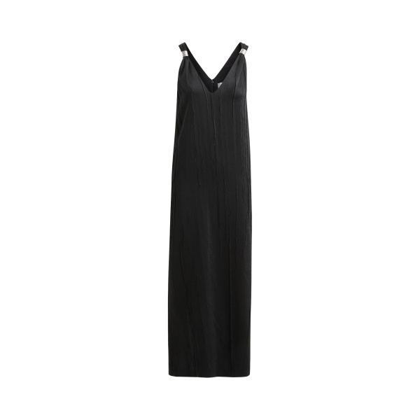 Brandon Maxwell The Keke Midi Dress in Black
