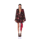 Bronx and Banco Pink Bedouin Pink Lily Mini Dress  a harmonious blend of structured elegance and timeless sophistication