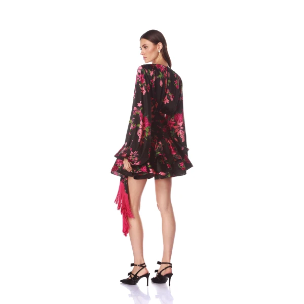 Bronx and Banco Bedouin Pink Lily Mini Dress, view 3