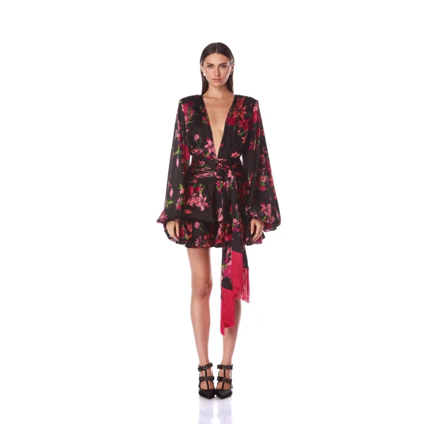 Bronx and Banco Bedouin Pink Lily Mini Dress