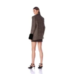Bronx and Banco Gold Kacey Gold Sequin Blazer  a harmonious blend of structured elegance and timeless sophistication