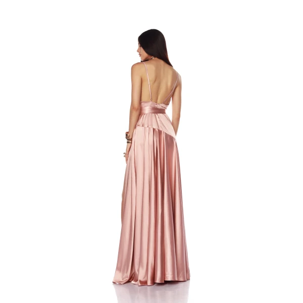 Bronx and Banco Leo Peach Gown, view 3
