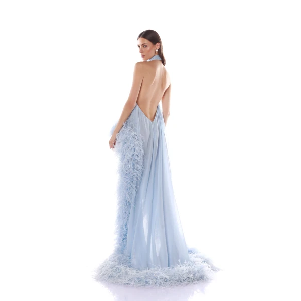 Bronx and Banco Madeline Halterneck Gown, view 4