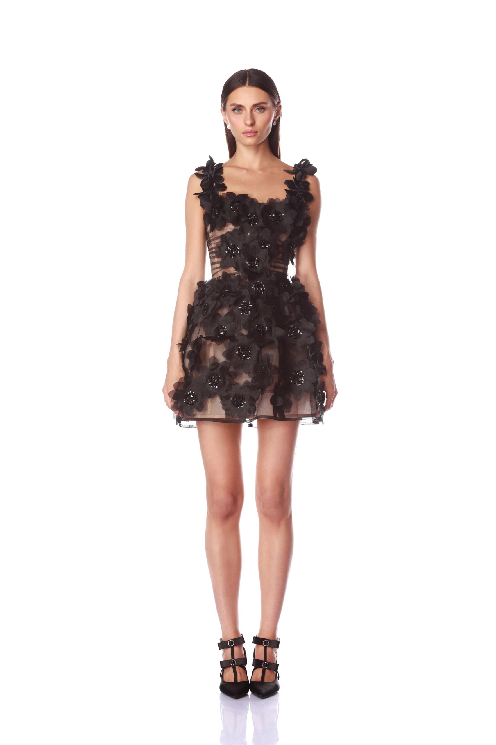 Bronx and Banco Rosalie Noir Mini Dress Bronx and Banco Black Rosalie Noir Mini Dress a harmonious blend of structured elegance and timeless sophistication