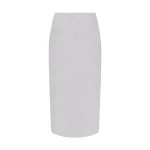 David Koma Bonded Jersey Pencil Midi Skirt
