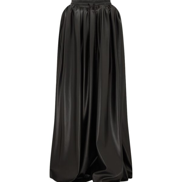 David Koma Faux Leather Maxi Skirt