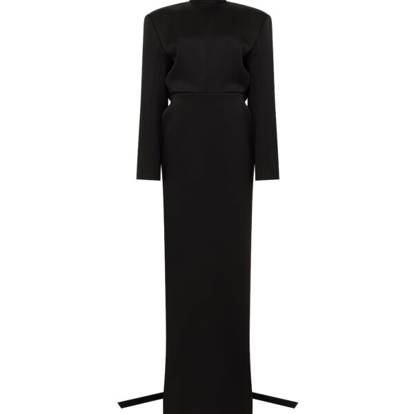 David Koma Open Back Tailored Gown