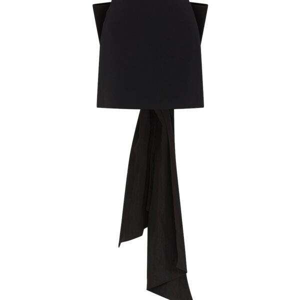 David Koma Oversized Bow Detail Mini Skirt