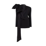 David Koma Oversized Bow Jacket Mini Dress