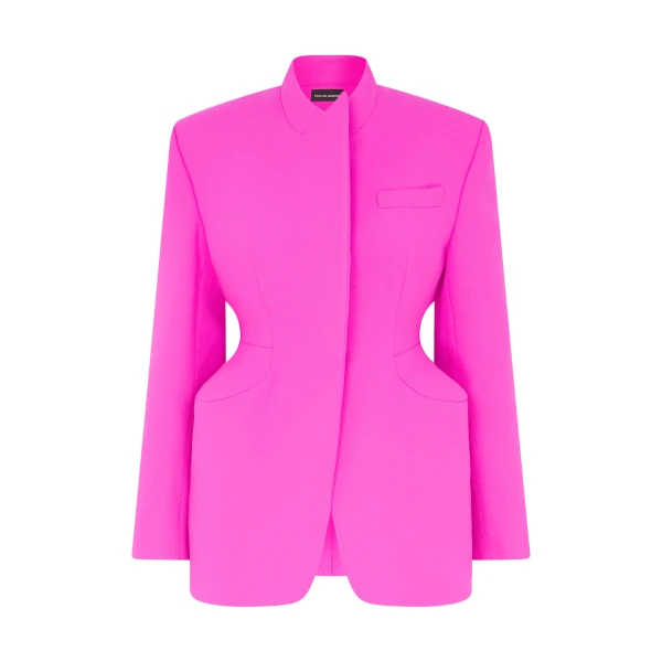 David Koma Padded Hip Detail Jacket