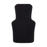David Koma Padded Hip Detail Strapless Mini Dress In Black